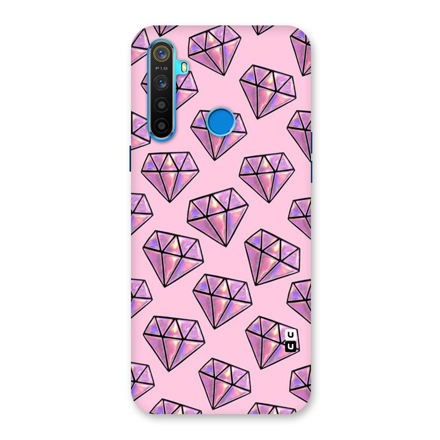 Purple Diamond Designs Back Case for Realme 5s