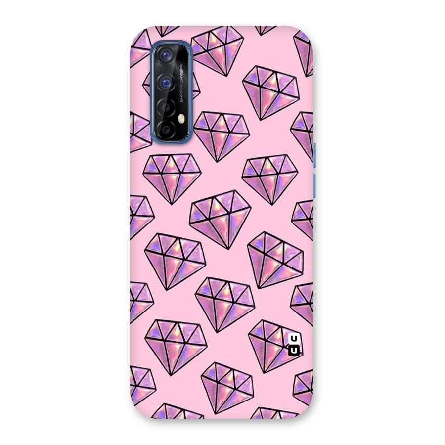 Purple Diamond Designs Back Case for Realme 7