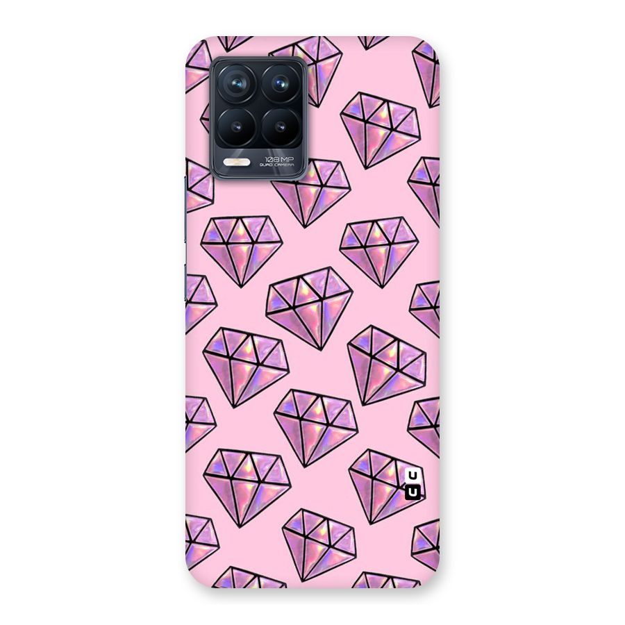 Purple Diamond Designs Back Case for Realme 8 Pro