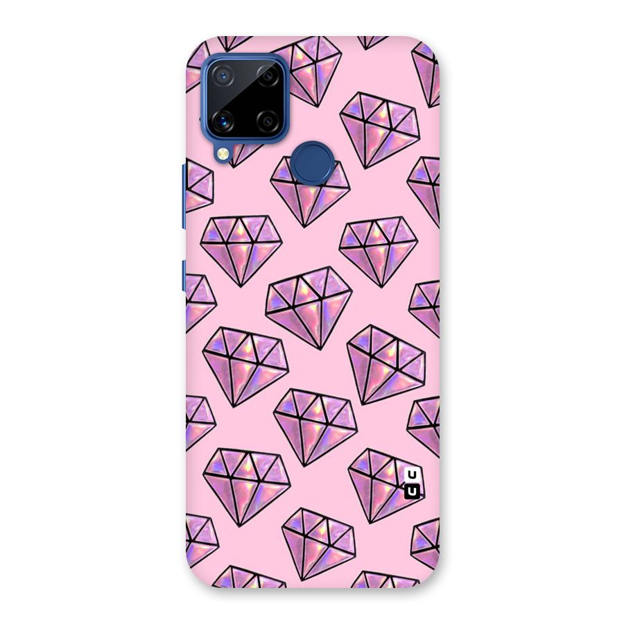 Purple Diamond Designs Back Case for Realme C15