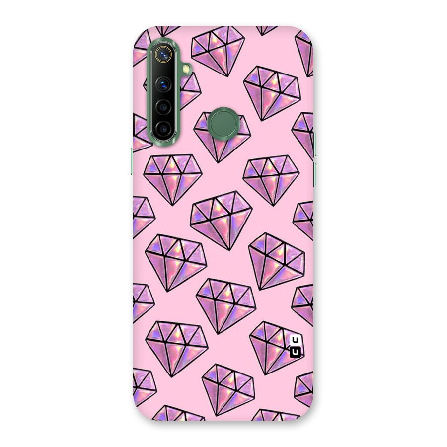 Purple Diamond Designs Back Case for Realme Narzo 10