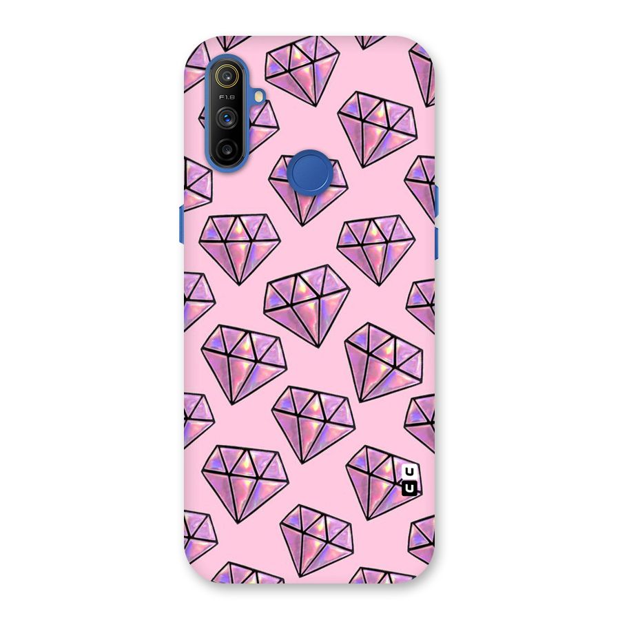 Purple Diamond Designs Back Case for Realme Narzo 10A