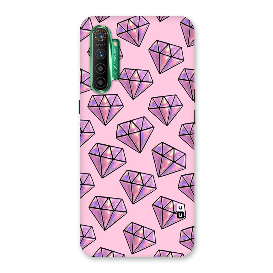 Purple Diamond Designs Back Case for Realme X2