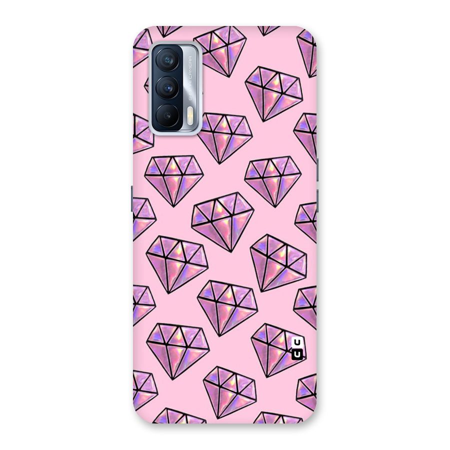 Purple Diamond Designs Back Case for Realme X7