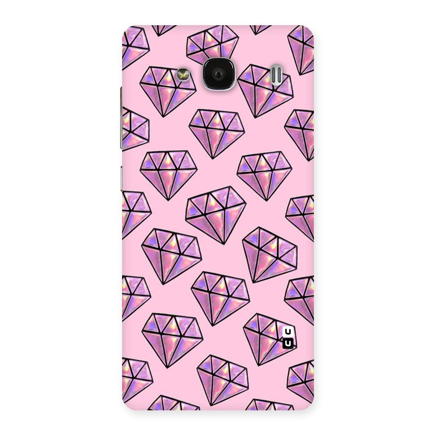 Purple Diamond Designs Back Case for Redmi 2