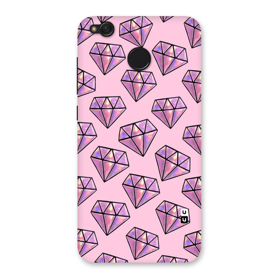 Purple Diamond Designs Back Case for Redmi 4