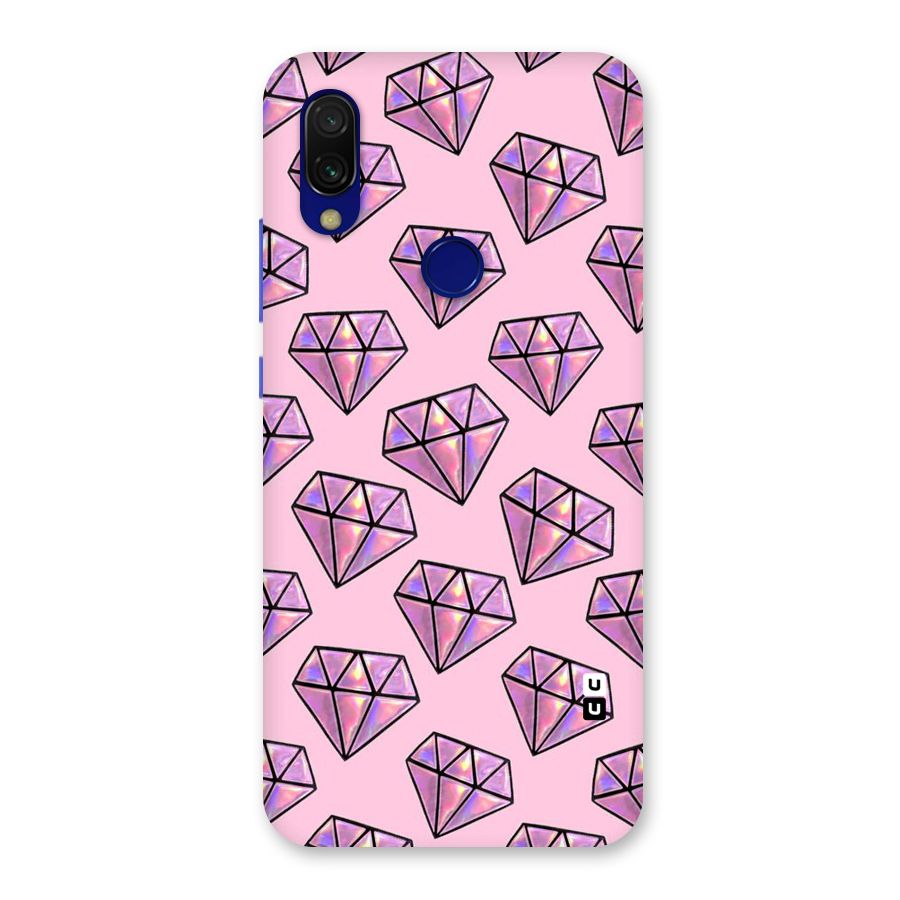 Purple Diamond Designs Back Case for Redmi 7