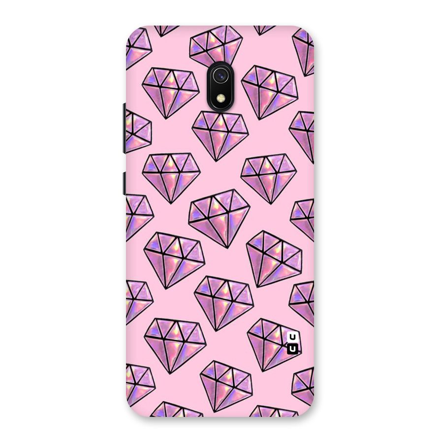 Purple Diamond Designs Back Case for Redmi 8A