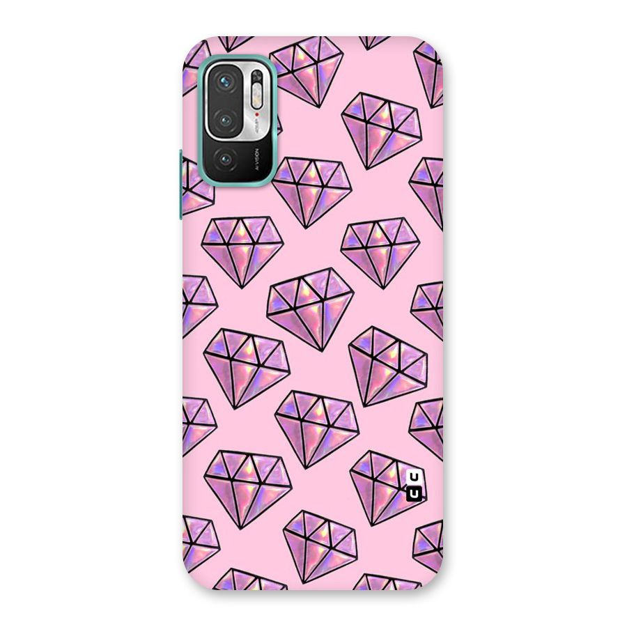 Purple Diamond Designs Back Case for Redmi Note 10T 5G