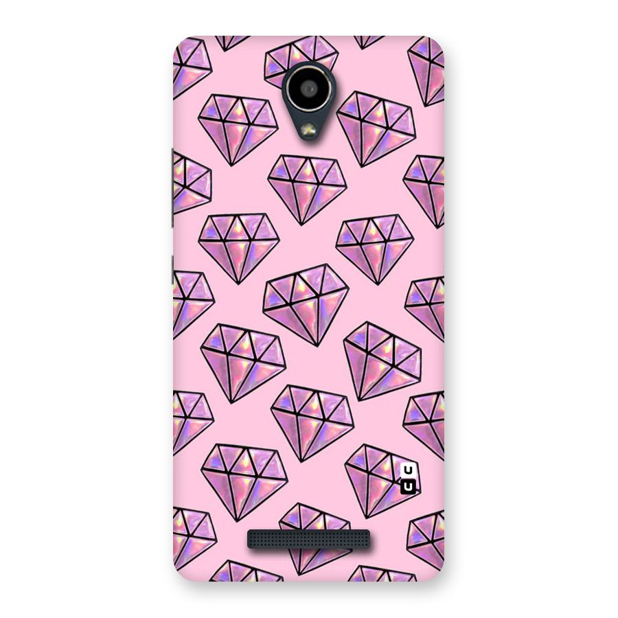 Purple Diamond Designs Back Case for Redmi Note 2