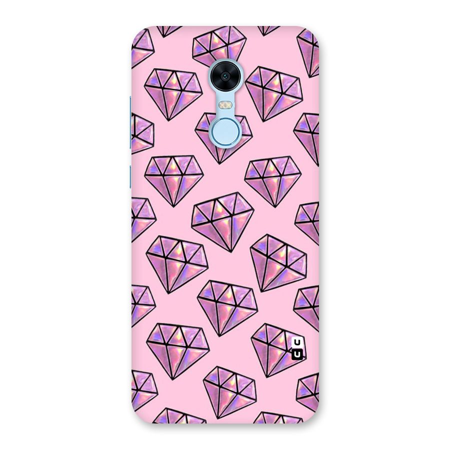 Purple Diamond Designs Back Case for Redmi Note 5
