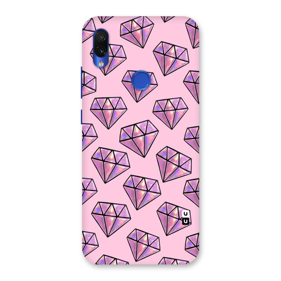 Purple Diamond Designs Back Case for Redmi Note 7S