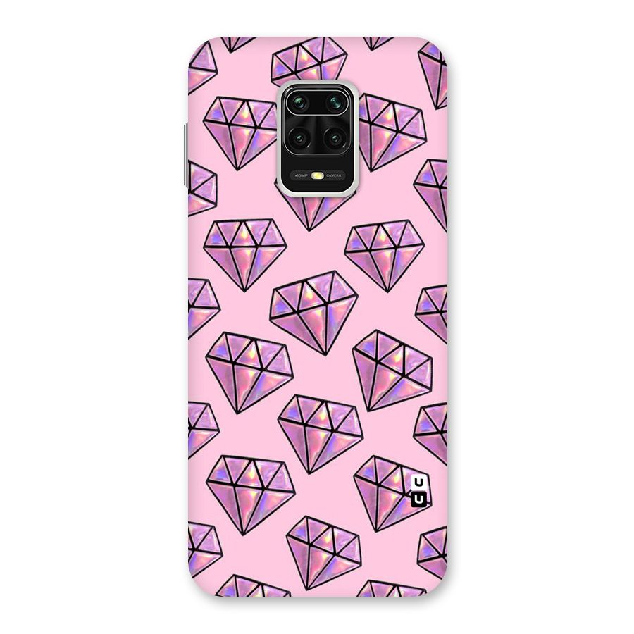 Purple Diamond Designs Back Case for Redmi Note 9 Pro