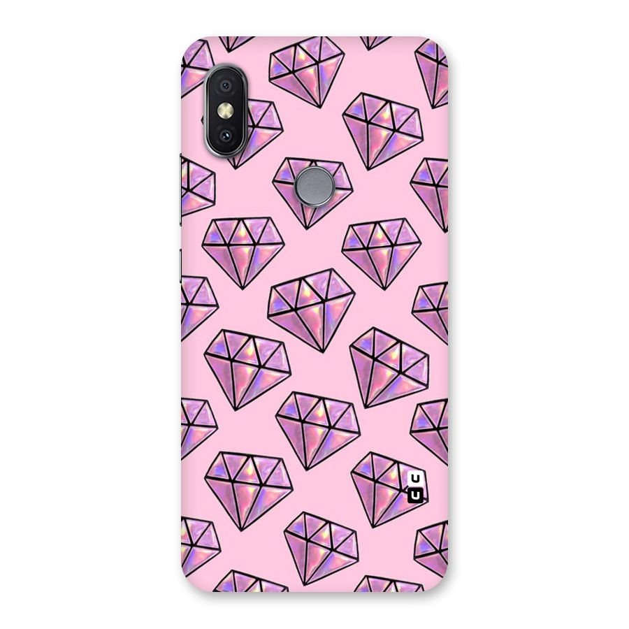 Purple Diamond Designs Back Case for Redmi Y2