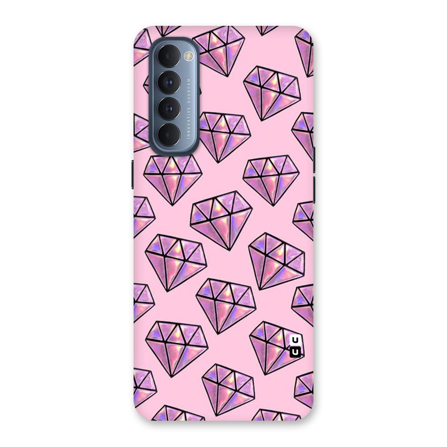 Purple Diamond Designs Back Case for Reno4 Pro