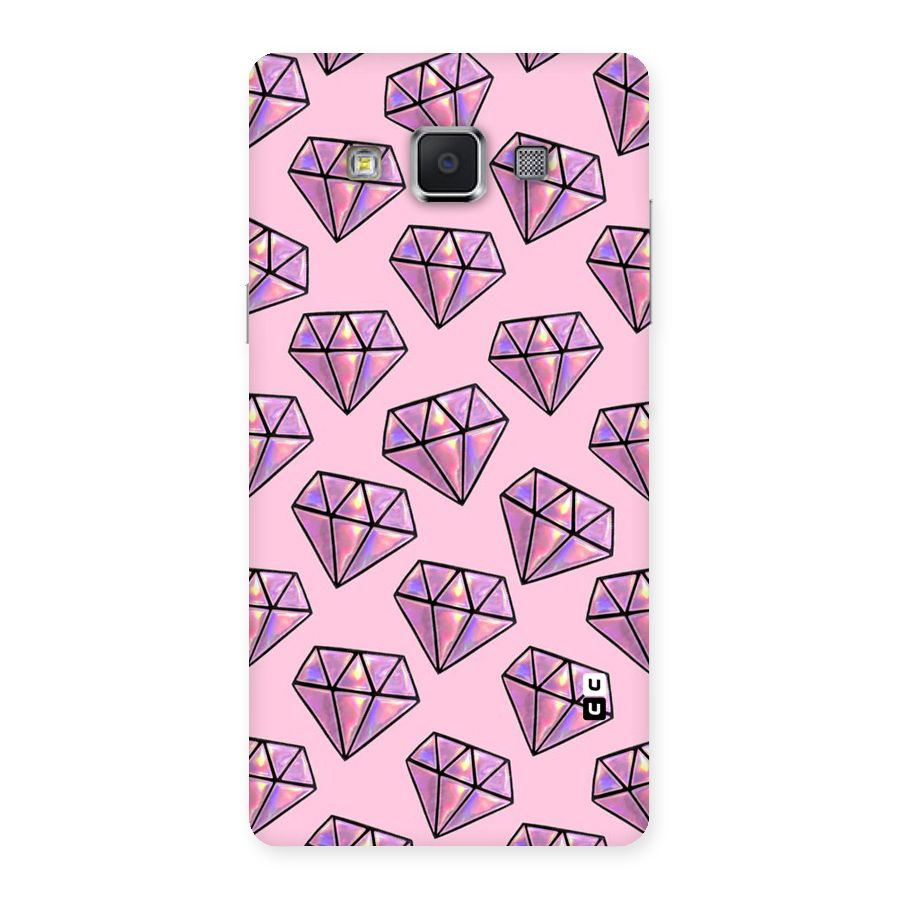 Purple Diamond Designs Back Case for Samsung Galaxy A5
