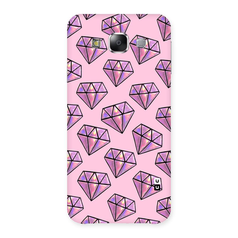 Purple Diamond Designs Back Case for Samsung Galaxy E5