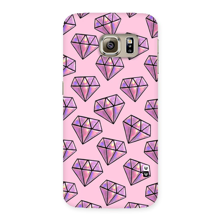 Purple Diamond Designs Back Case for Samsung Galaxy S6 Edge
