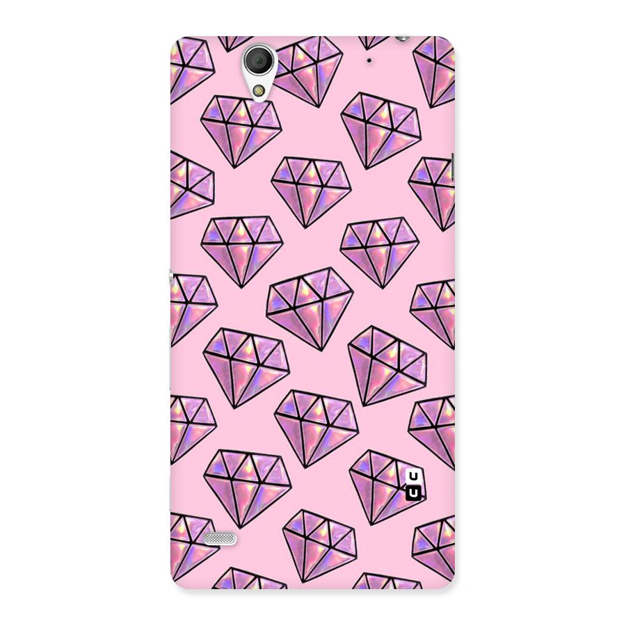 Purple Diamond Designs Back Case for Sony Xperia C4