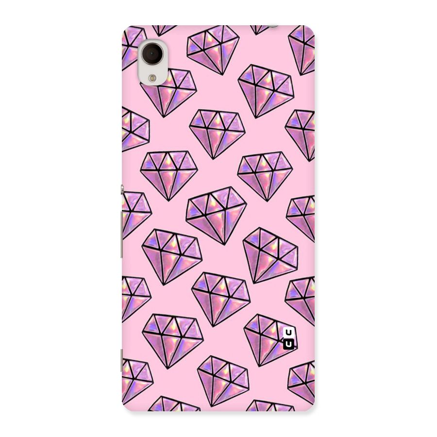 Purple Diamond Designs Back Case for Sony Xperia M4