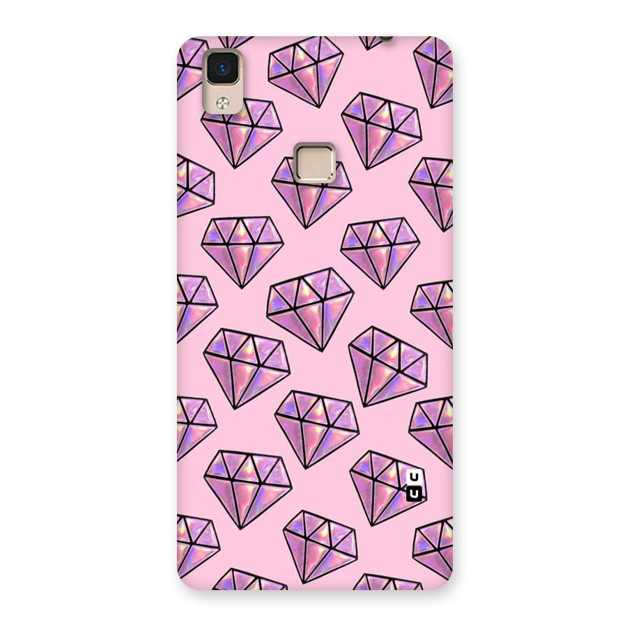Purple Diamond Designs Back Case for V3 Max