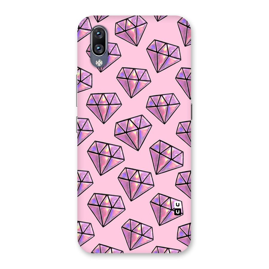 Purple Diamond Designs Back Case for Vivo NEX