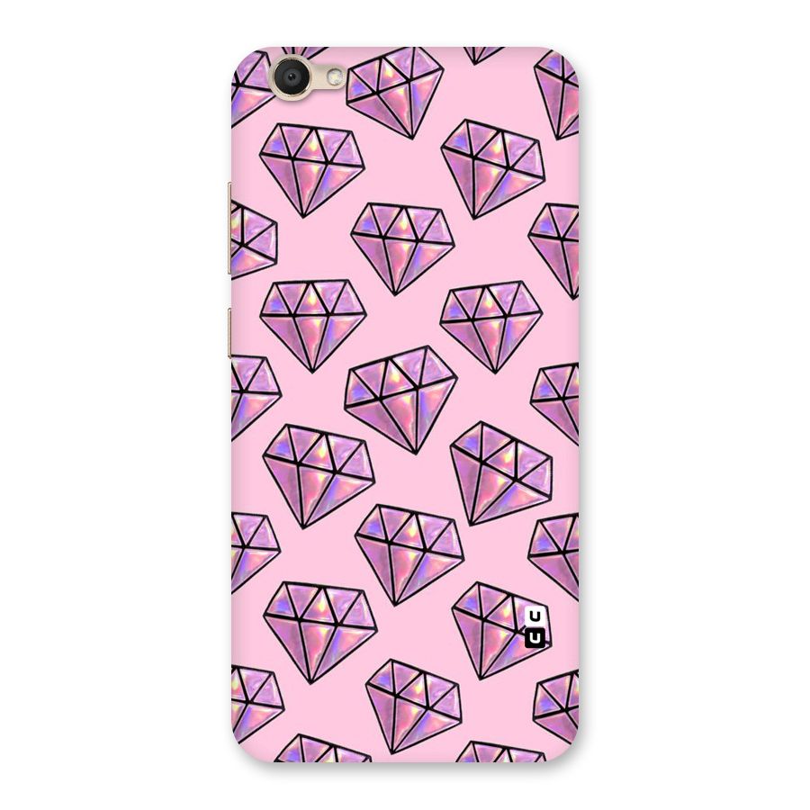 Purple Diamond Designs Back Case for Vivo V5