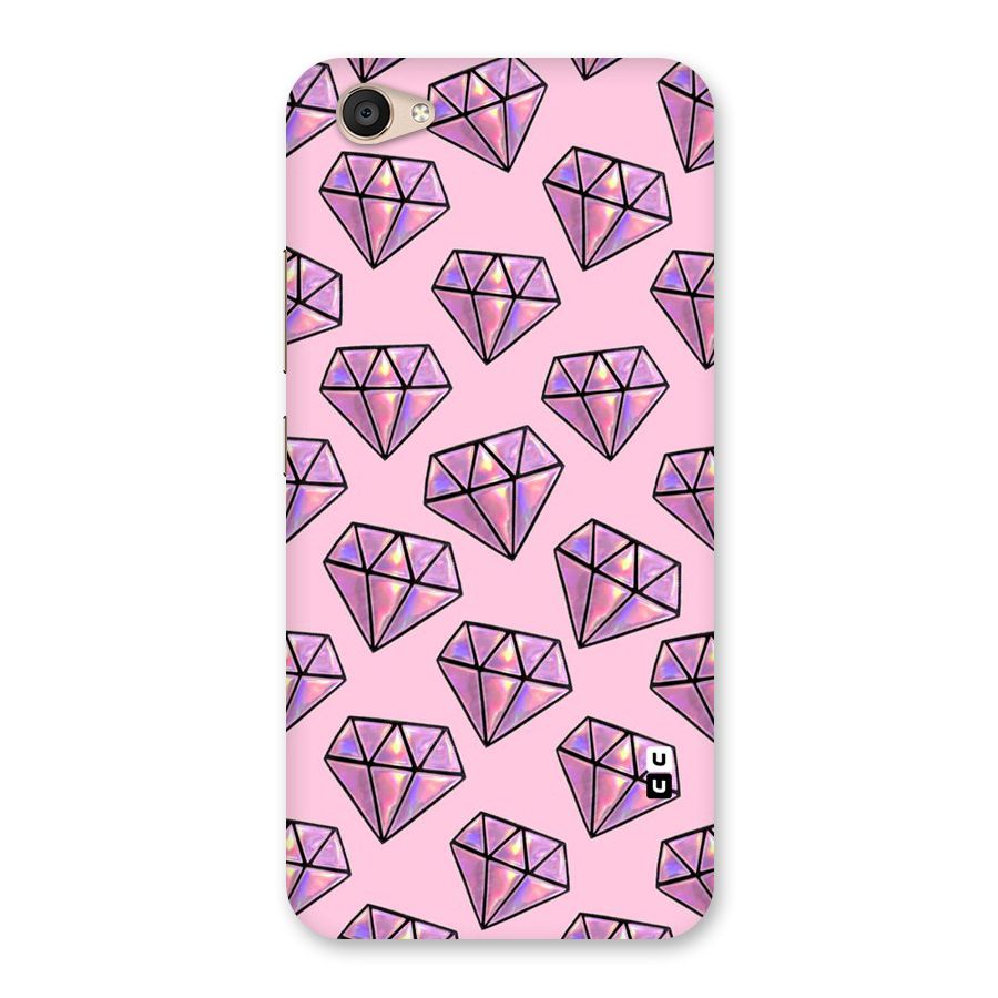 Purple Diamond Designs Back Case for Vivo V5 Plus