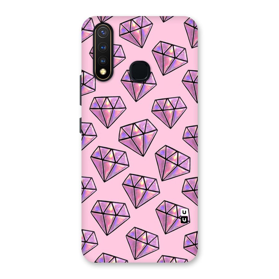 Purple Diamond Designs Back Case for Vivo Y19