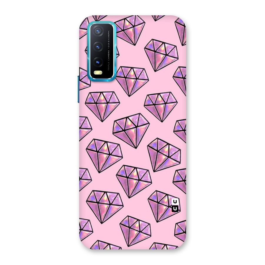 Purple Diamond Designs Back Case for Vivo Y20A