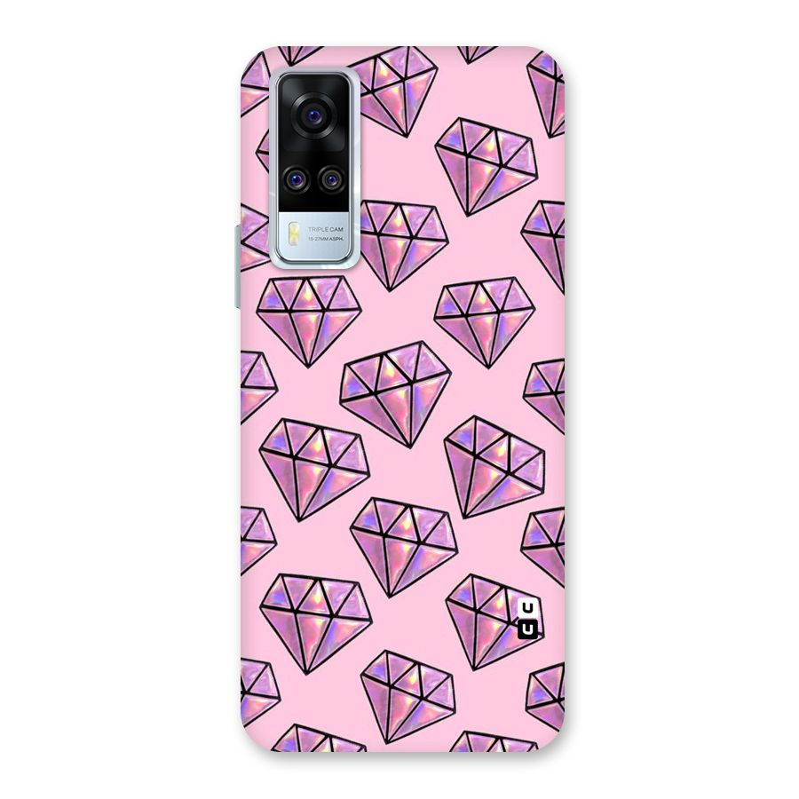 Purple Diamond Designs Back Case for Vivo Y31