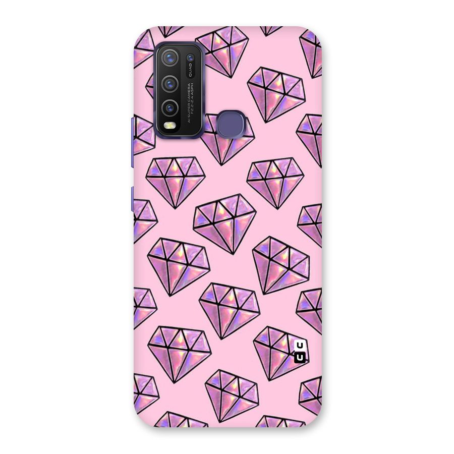 Purple Diamond Designs Back Case for Vivo Y50