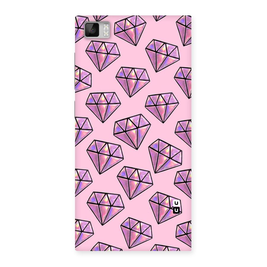 Purple Diamond Designs Back Case for Xiaomi Mi3