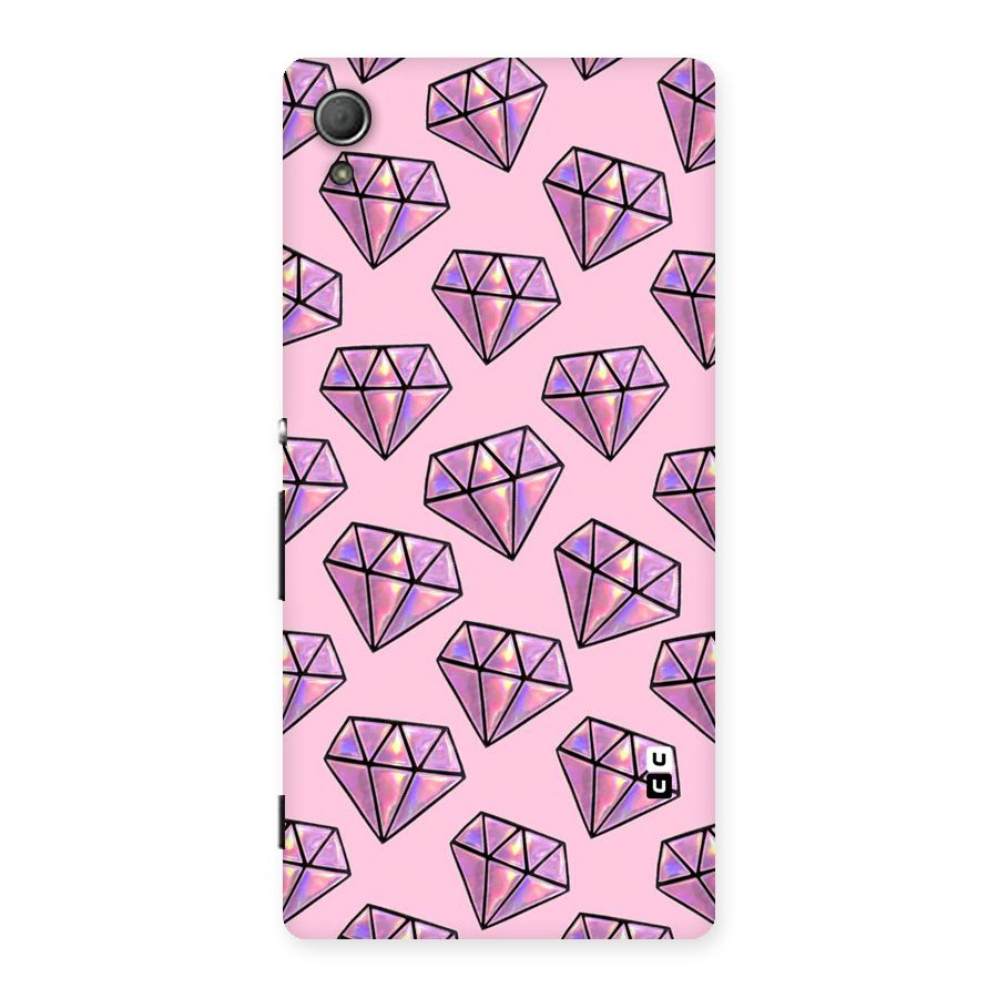 Purple Diamond Designs Back Case for Xperia Z4