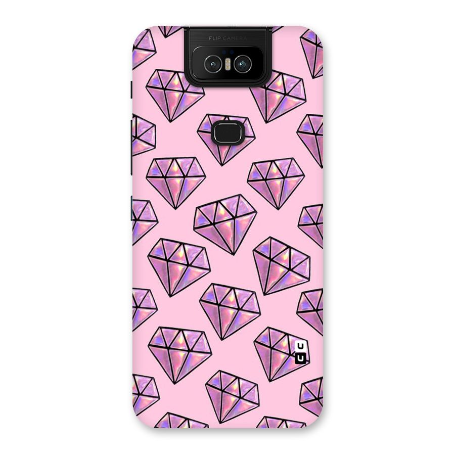 Purple Diamond Designs Back Case for Zenfone 6z