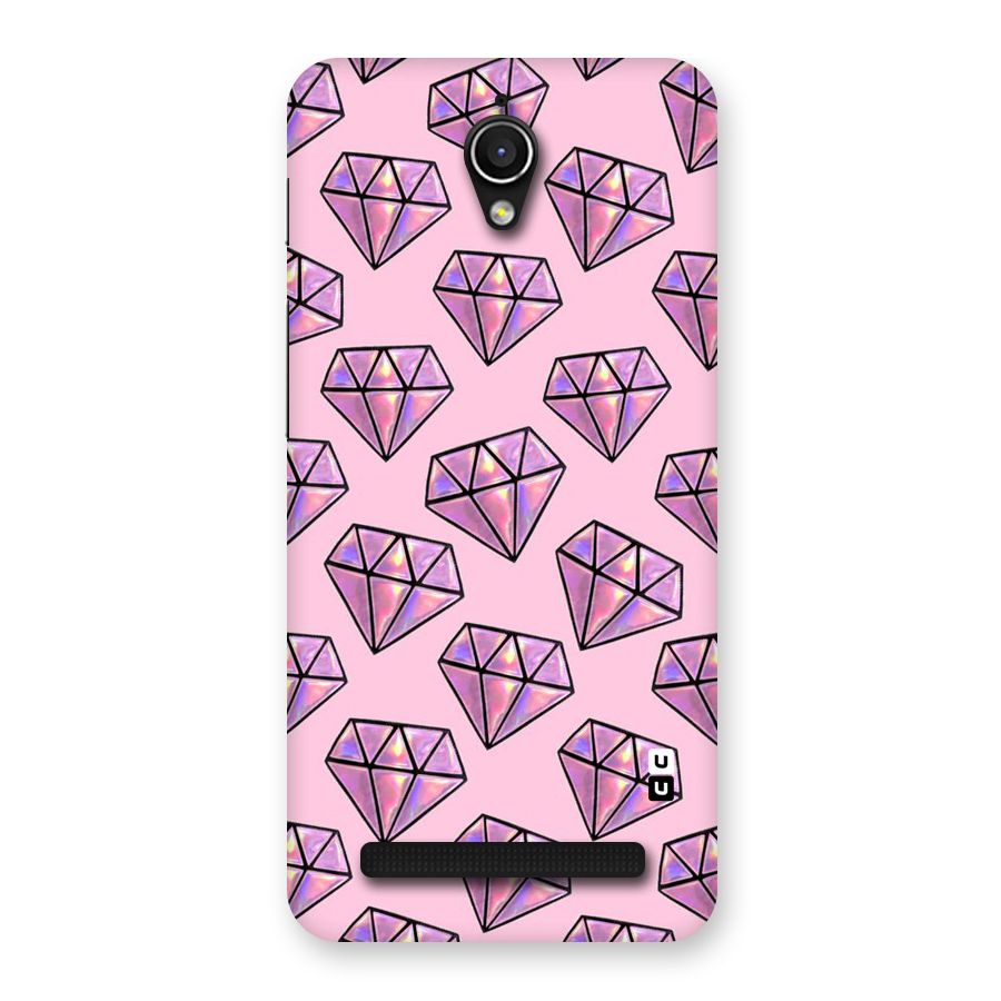 Purple Diamond Designs Back Case for Zenfone Go