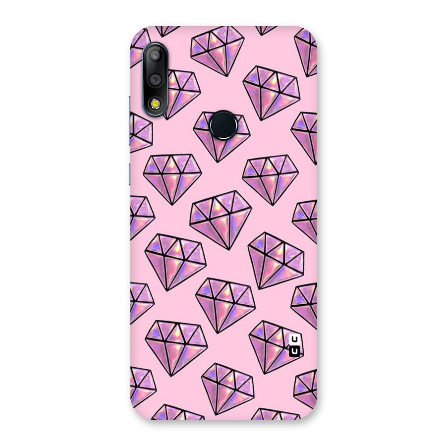 Purple Diamond Designs Back Case for Zenfone Max Pro M2