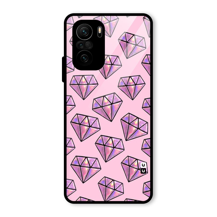 Purple Diamond Designs Glass Back Case for Mi 11X Pro