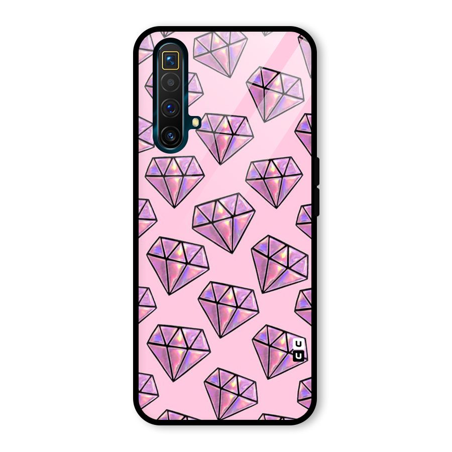 Purple Diamond Designs Glass Back Case for Realme X3 SuperZoom