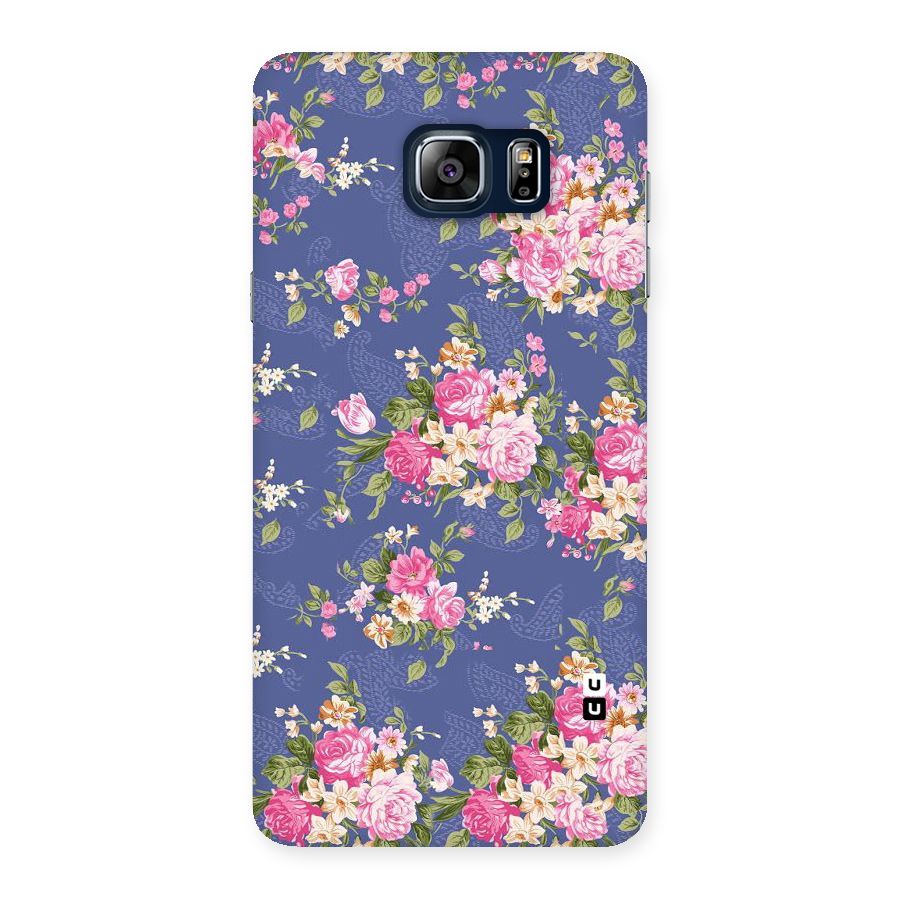 Purple Pink Floral Back Case for Galaxy Note 5