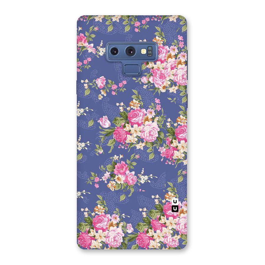 Purple Pink Floral Back Case for Galaxy Note 9