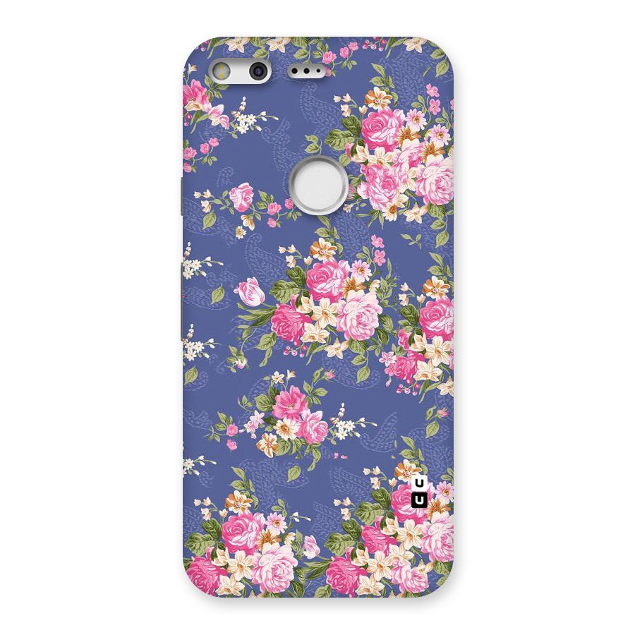 Purple Pink Floral Back Case for Google Pixel