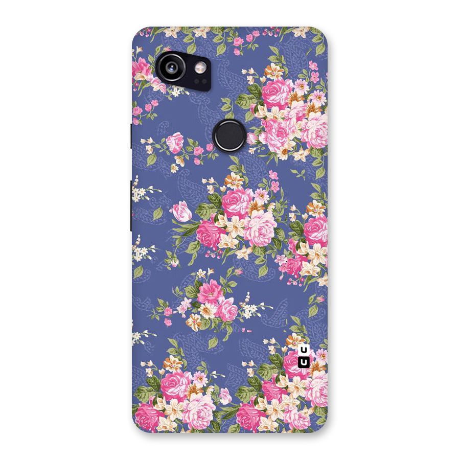 Purple Pink Floral Back Case for Google Pixel 2 XL