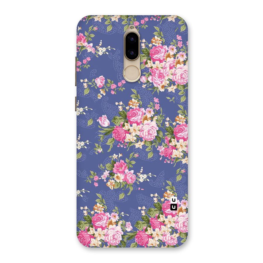 Purple Pink Floral Back Case for Honor 9i