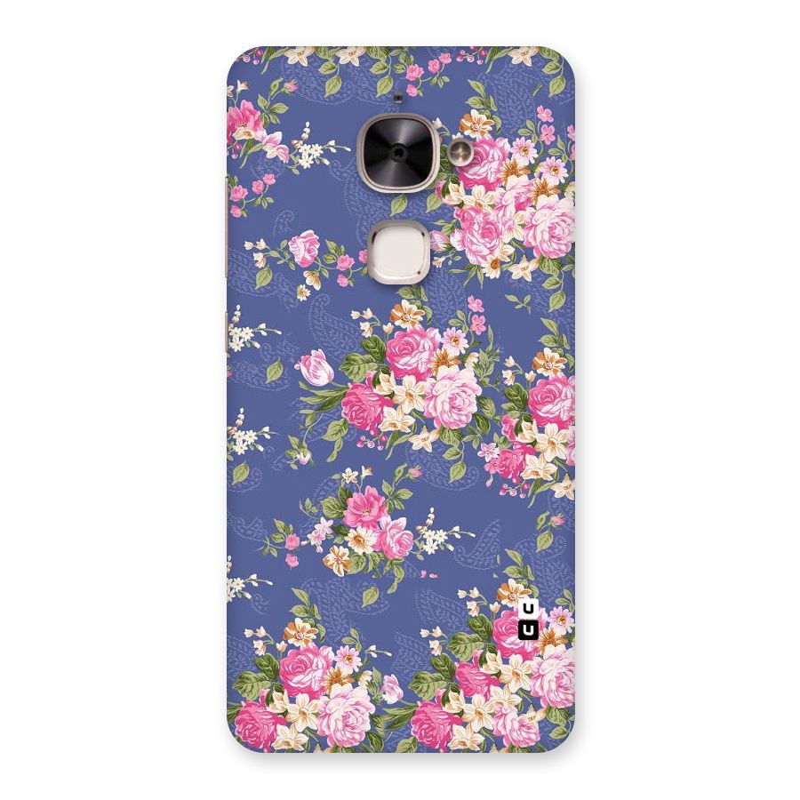 Purple Pink Floral Back Case for Le 2