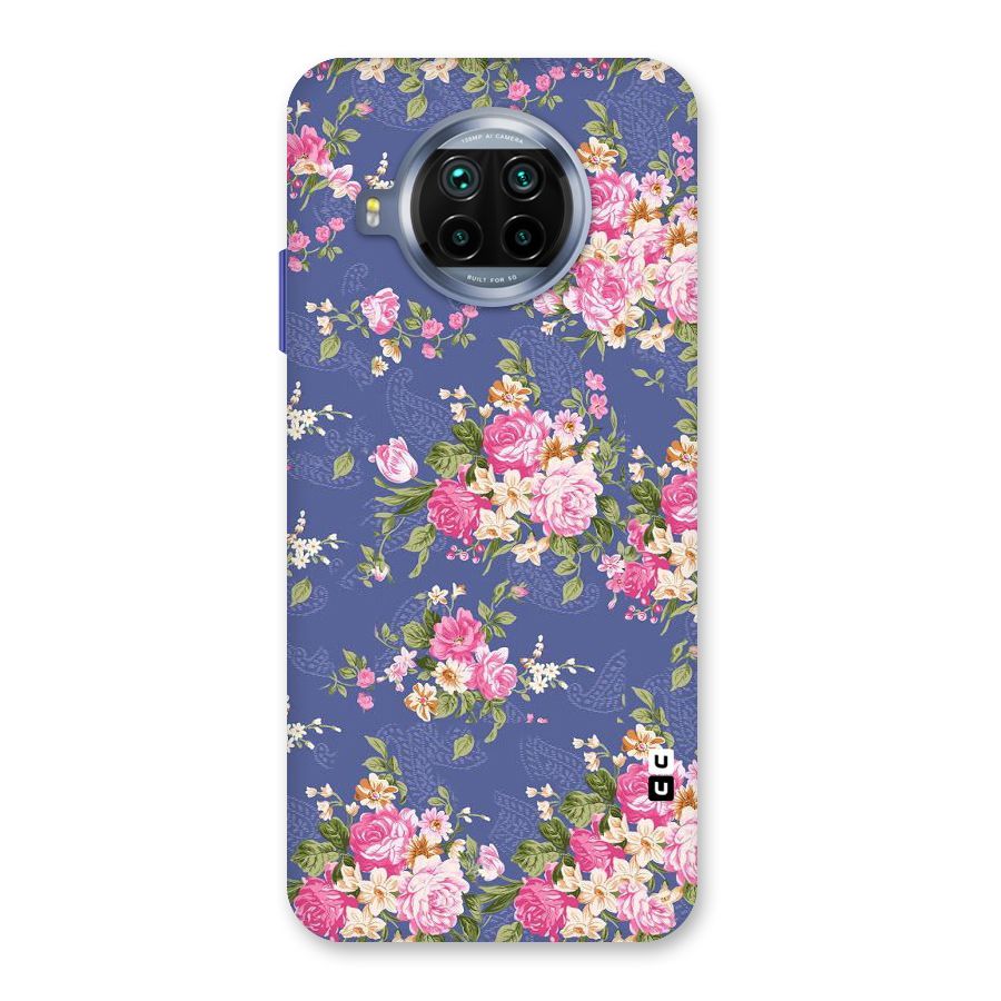 Purple Pink Floral Back Case for Mi 10i
