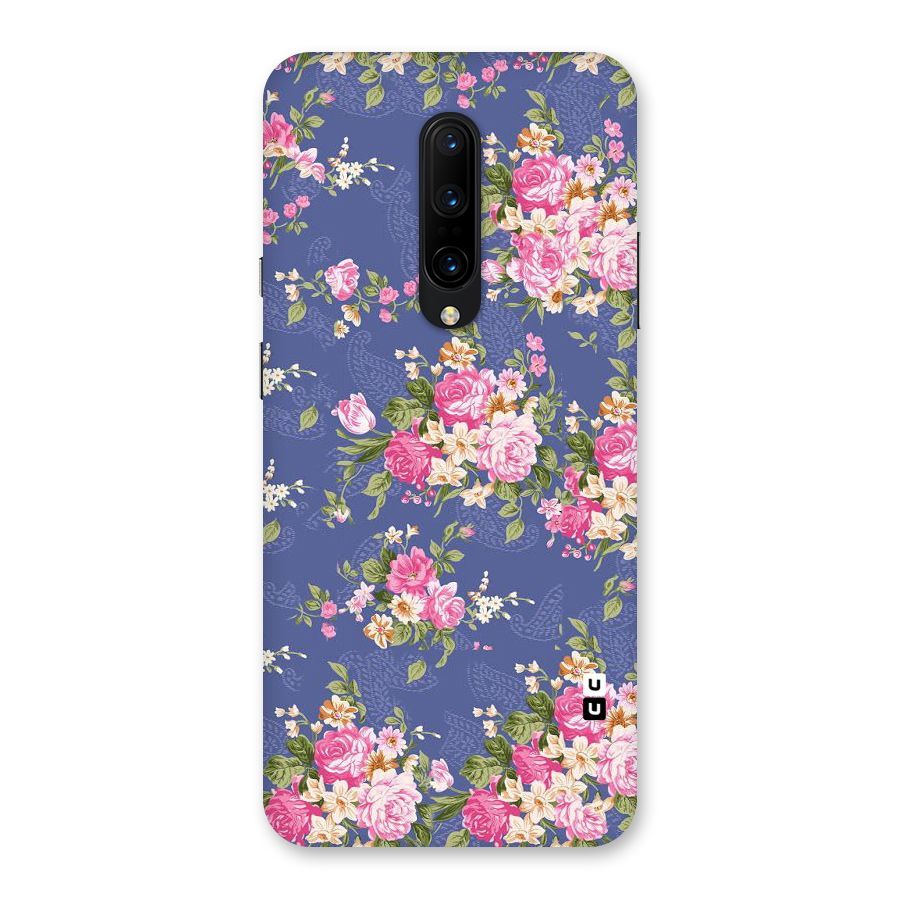 Purple Pink Floral Back Case for OnePlus 7 Pro