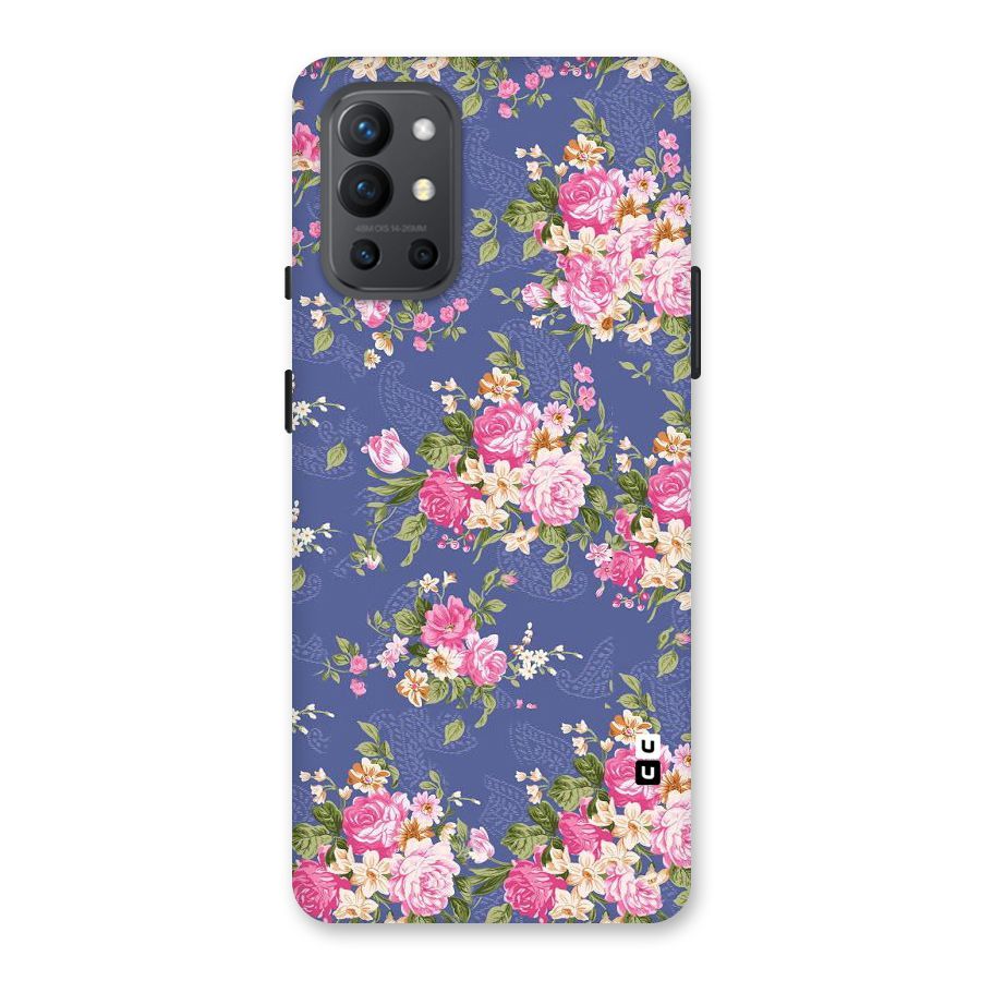Purple Pink Floral Back Case for OnePlus 9R