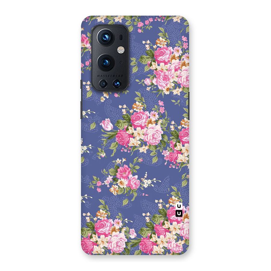 Purple Pink Floral Back Case for OnePlus 9 Pro