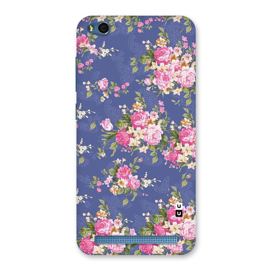 Purple Pink Floral Back Case for Redmi 5A